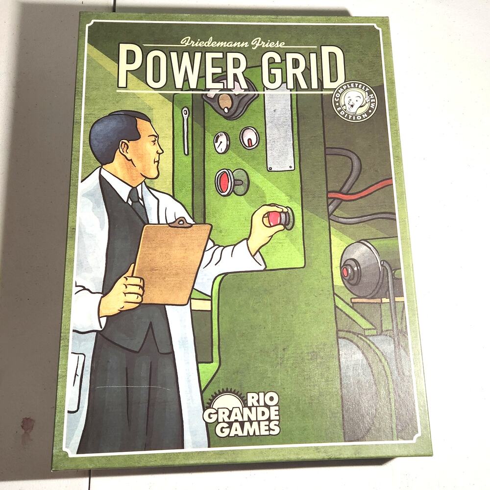 Power Grid Board Game Rio Grande Games Friedemann Friese, Build the Electric